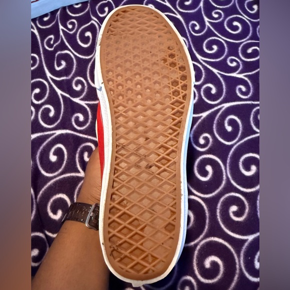 Red/White Platform Vans Women’s Sz 11 - Picture 11 of 11